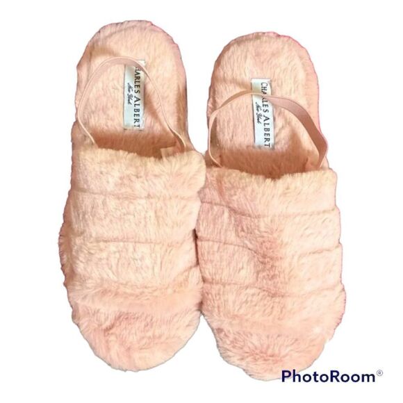 New Charles Albert Cushion Slippers Size 7-8 - Picture 1 of 5